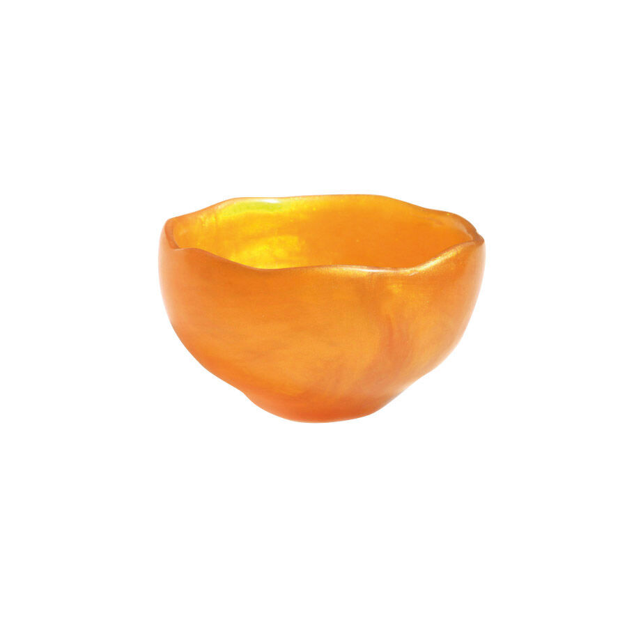 Wave Tangerine Pearl Condiment Bowl 22.7cl 8oz 12.1x7cm Serving Dish Pack Of 6