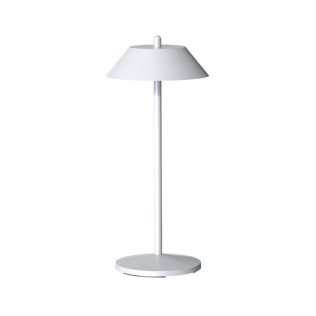 Pirlo White LED Rechargeable Electric Table Light 6 Pack 13 x 28cm Pack of 6