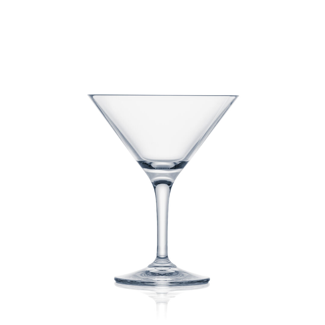 Polycarbonate Martini Glass 35.5cl 16.51cm Cocktail Style Drinkware Pack of 12