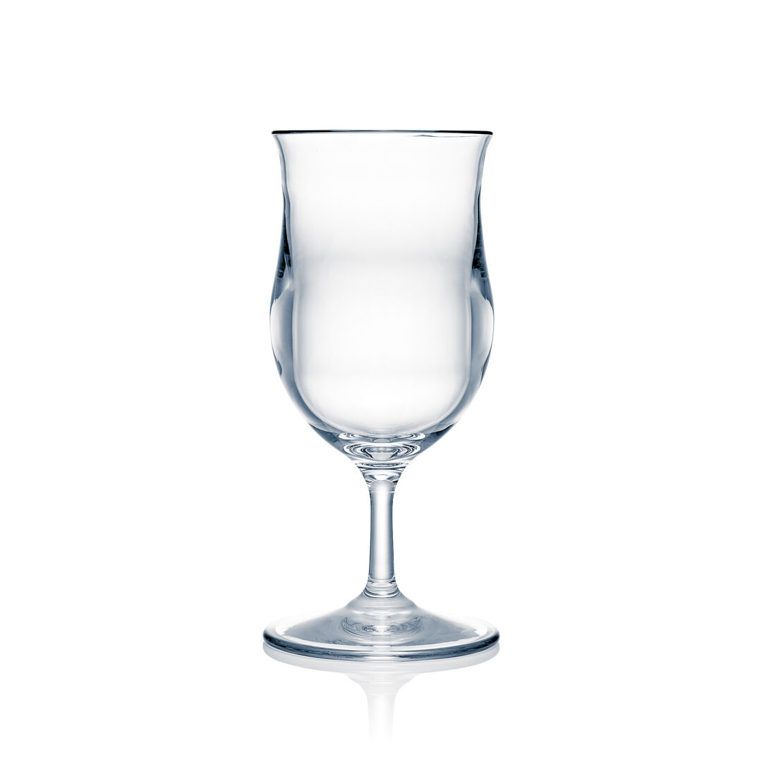 Polycarbonate Pina Colada Glass 39.9cl 19.05cm Tropical Drinkware Pack of 12