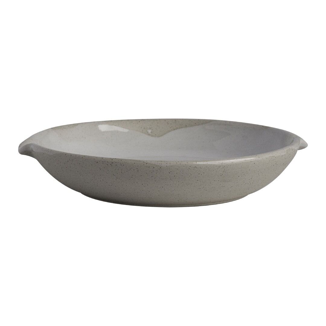 Gembrook Ceramic White Dish With Double Spout 18 x 16 x 3cm 27cl Pack of 24