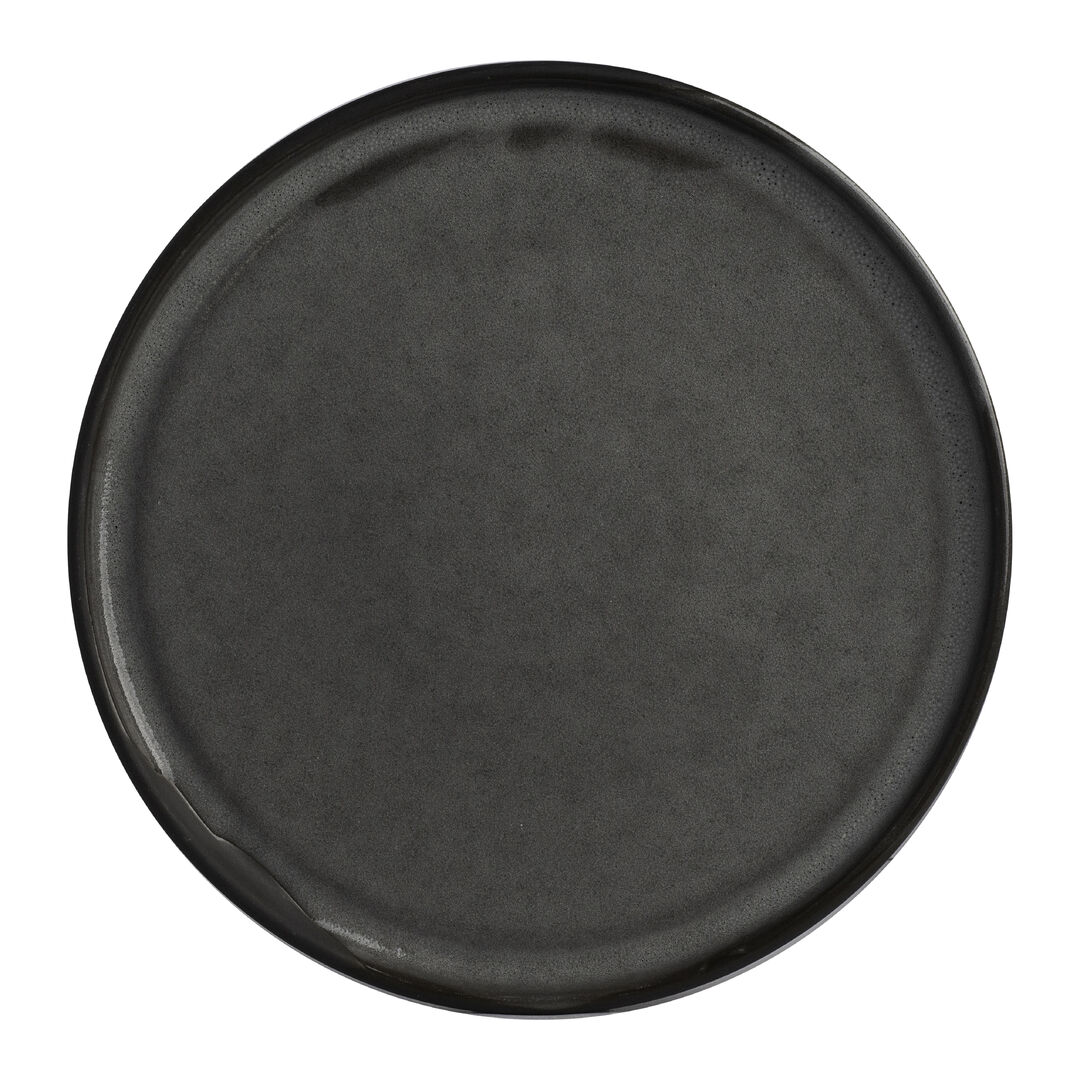 Gembrook Gray Plate 28.25cm (11 1/8"") Ceramic Plate Set Tableware Pack of 12