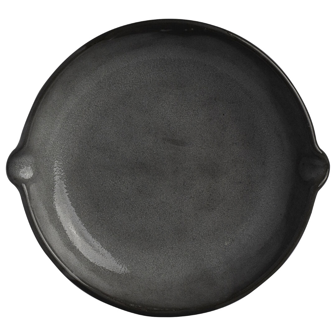 Gembrook Ceramic Grey Dish With Double Spout Food Dish 18 x 16cm 27cl Pack of 24