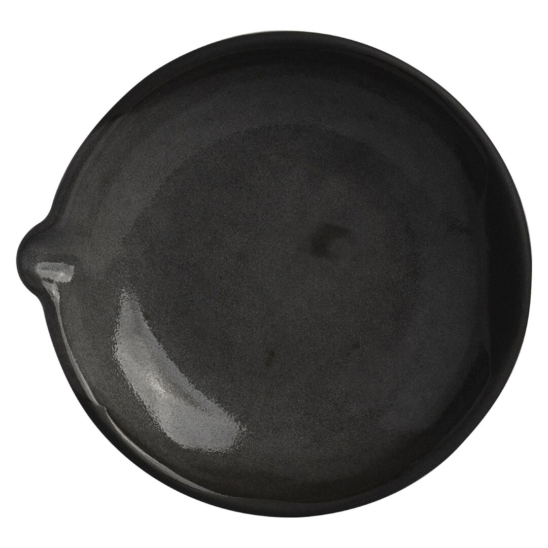 Gembrook Ceramic Grey Dish With Spout 12.7 x 11.75 x 2.5cm 10.65cl Pack of 36