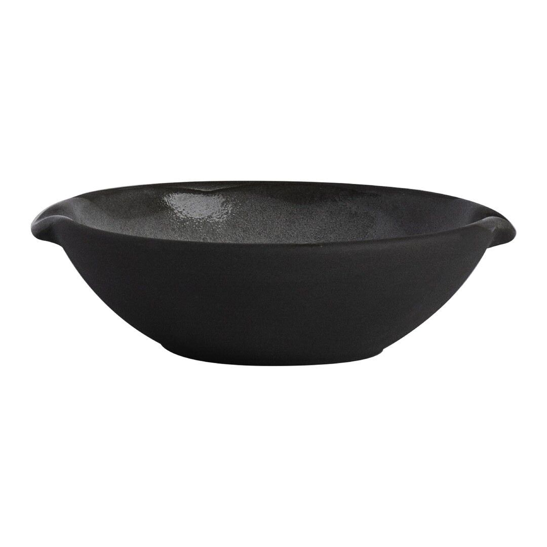 Gembrook Gray Condiment Dish With Double Spout 11 x 10 x 3cm 10cl Pack of 36