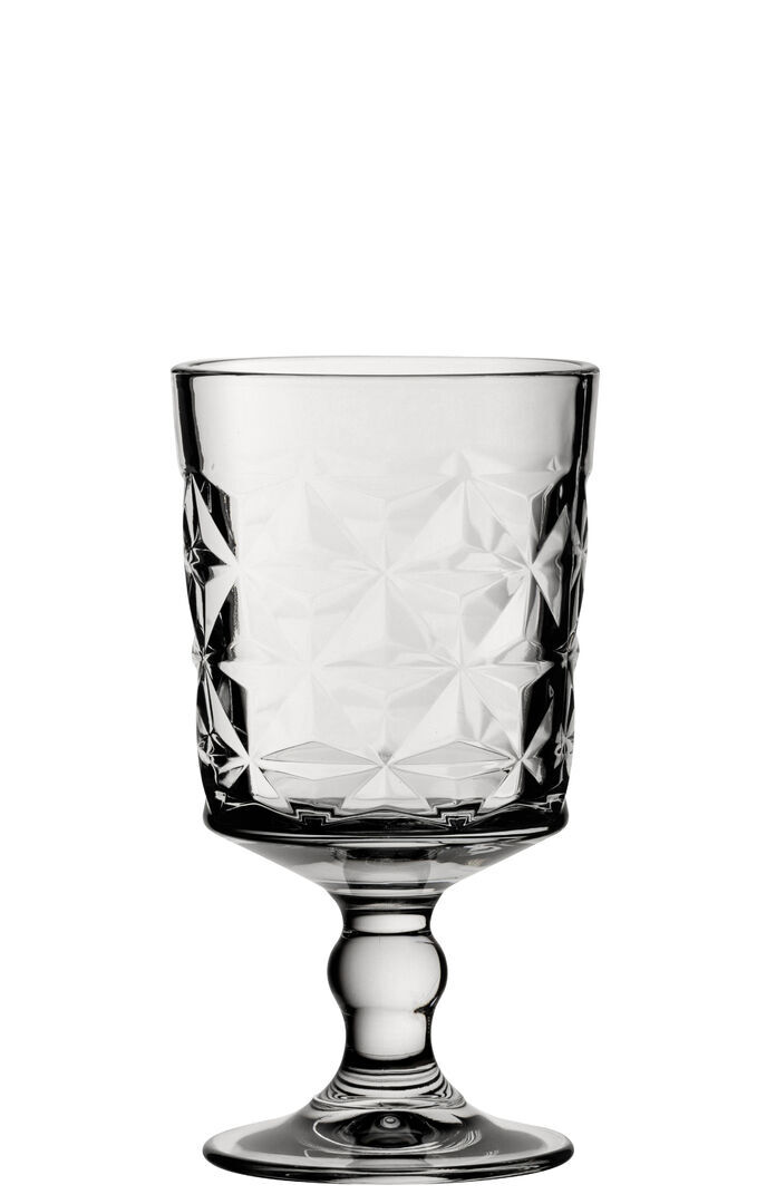 Estrella Goblet 12oz (34cl) Clear Drinking Glassware For Bar & Pub 4 Boxes of 4