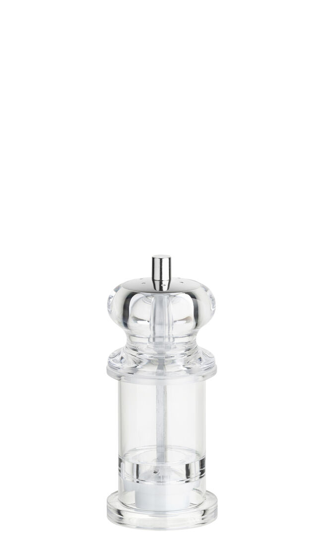 Clear Acrylic Combo Salt/Pepper Grinder (14cm) Grinding Fresh Spices Pack of 6